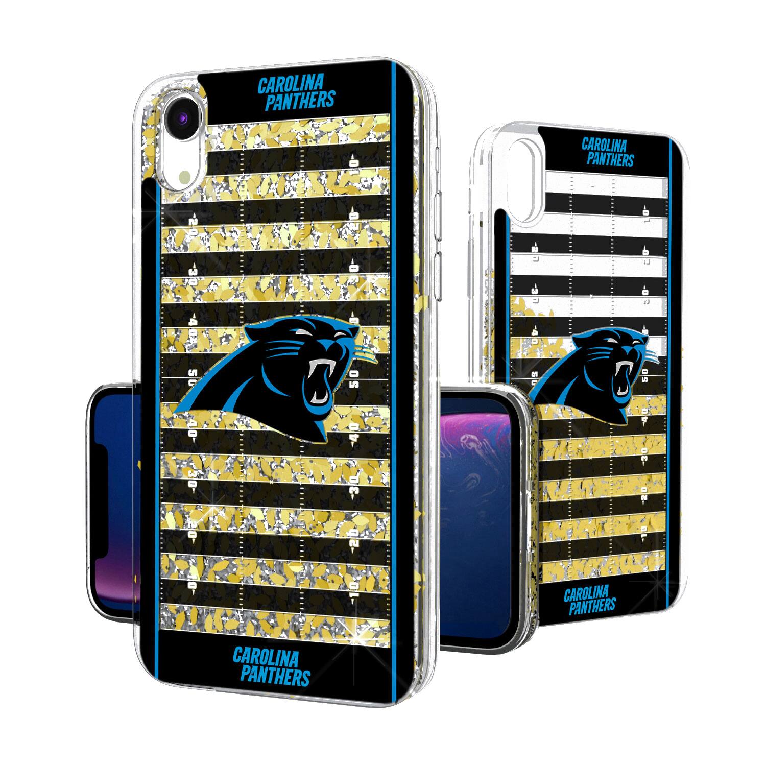 Keyscaper - NFL - Carolina Panthers iPhone Field Design Glitter Case - 15 - Multicolor price history on PriceWatchPro