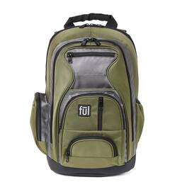 Ful - Free Fallin' Padded Laptop Backpack, Fits Up to 17-Inch Laptops - Green