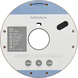 Insignia™ - PLA 1.75mm Filament - Dark Gray