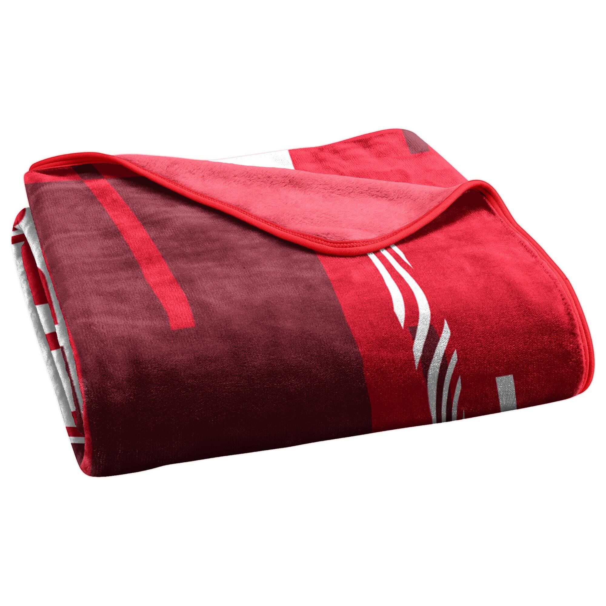Alt View 3. Northwest - Nebraska Huskers 50" x 60" Digitize Raschel Throw Blanket - Red.