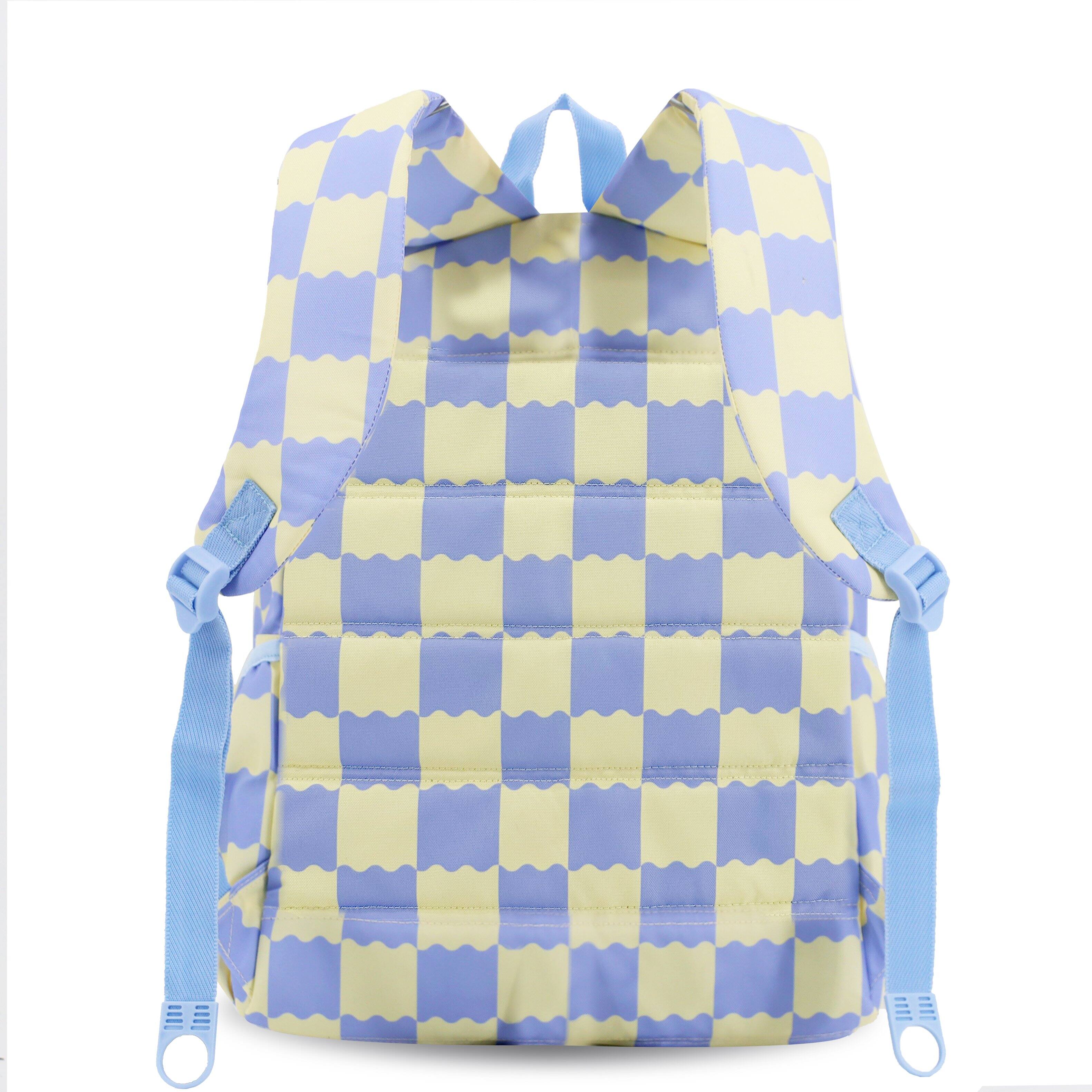 Back. J World - J World Unisex Oz 17" Daily Backpack For School And Travel - Wiggle Blue - WIGGLE BLUE.