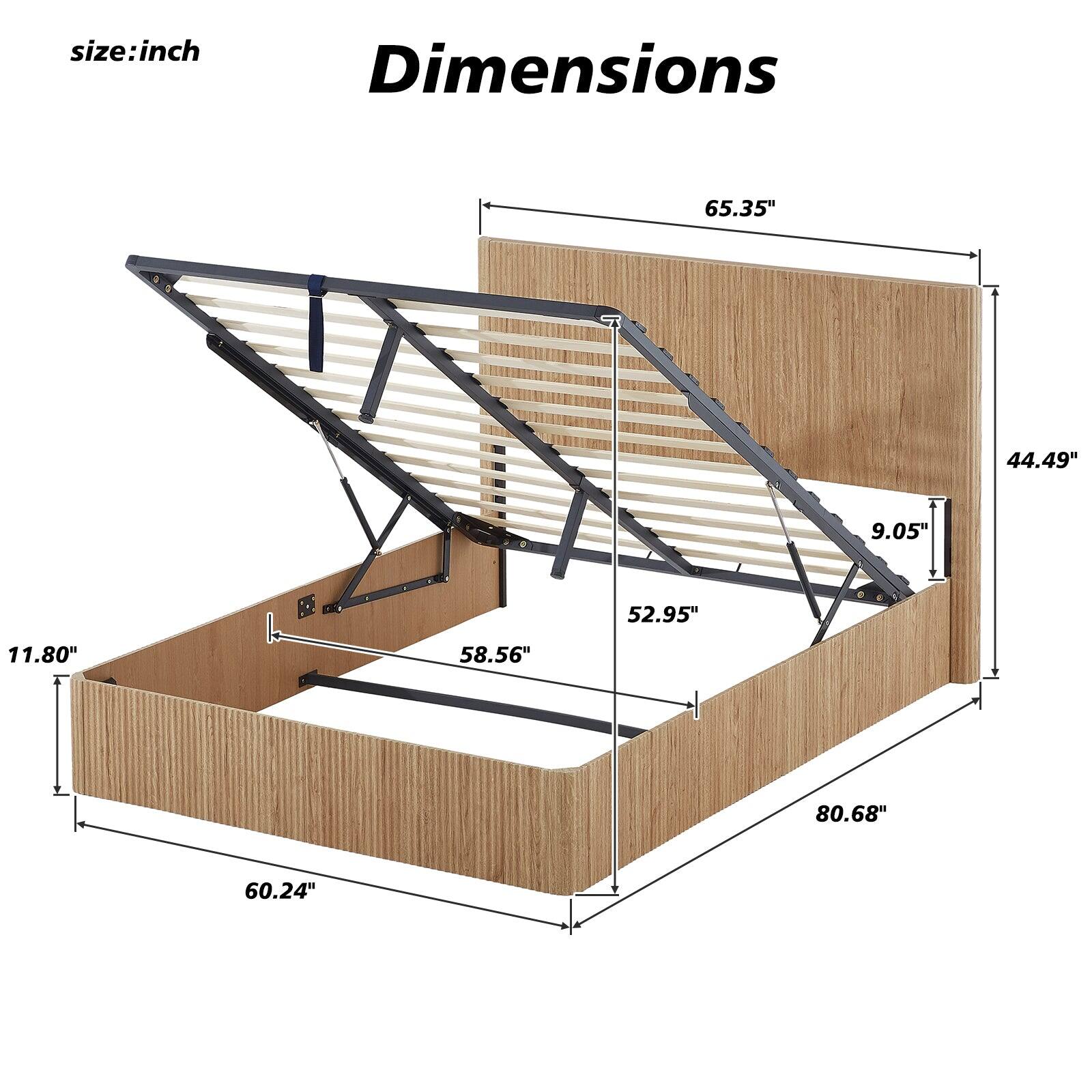 size: inch  
Dimensions  
65.35"  
44.49"  
9.05"  
52.95"  
11.80"  
58.56"  
80.68"  
60.24"