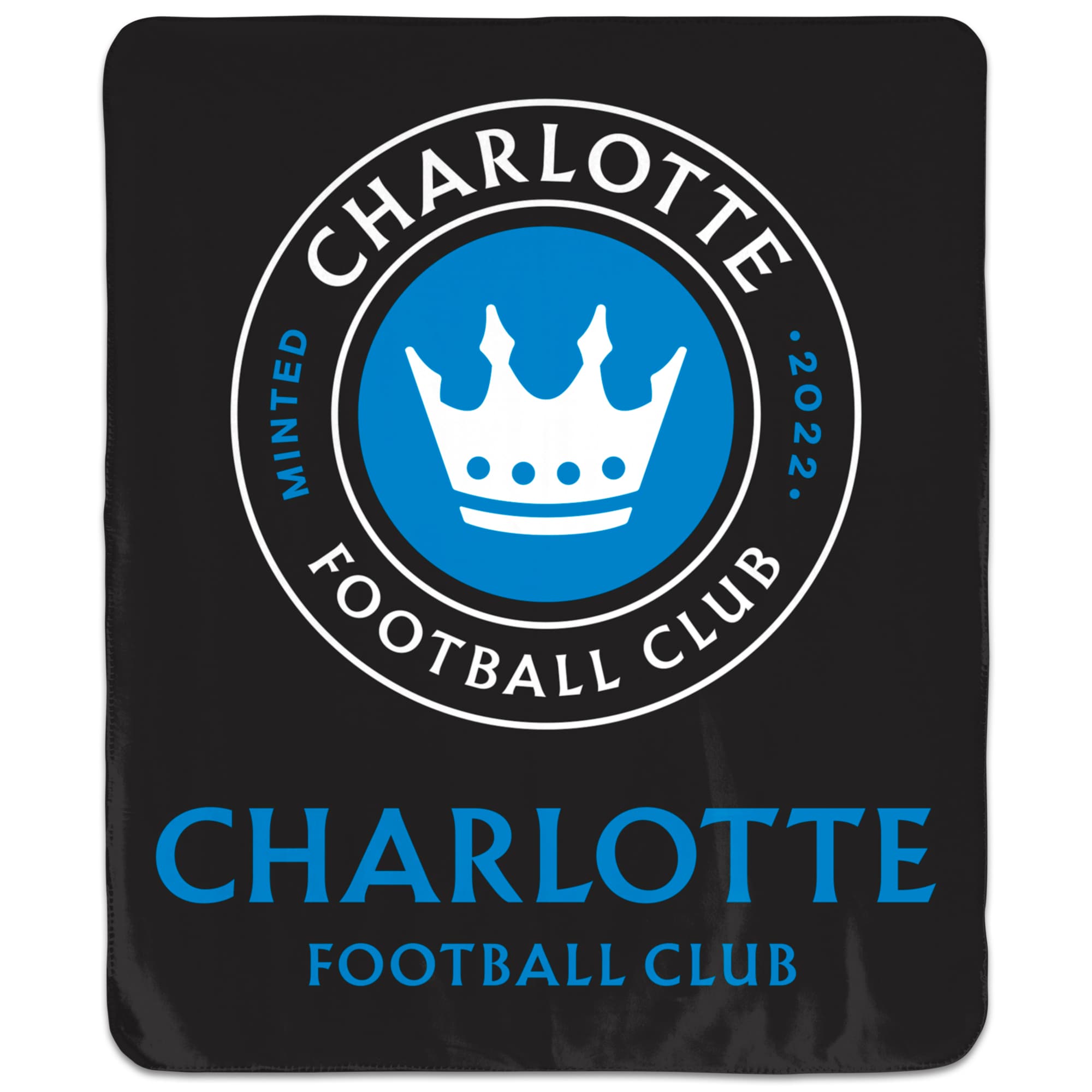 WinCraft - Charlotte FC 50" x 60" Ultra Fleece Blanket - Multicolor