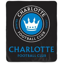 WinCraft - Charlotte FC 50" x 60" Ultra Fleece Blanket - Multicolor