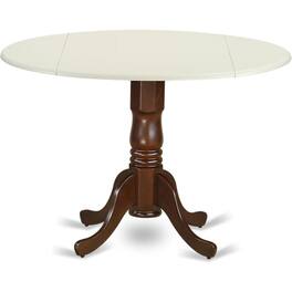 FurniFact - Round Dining Table - Brown