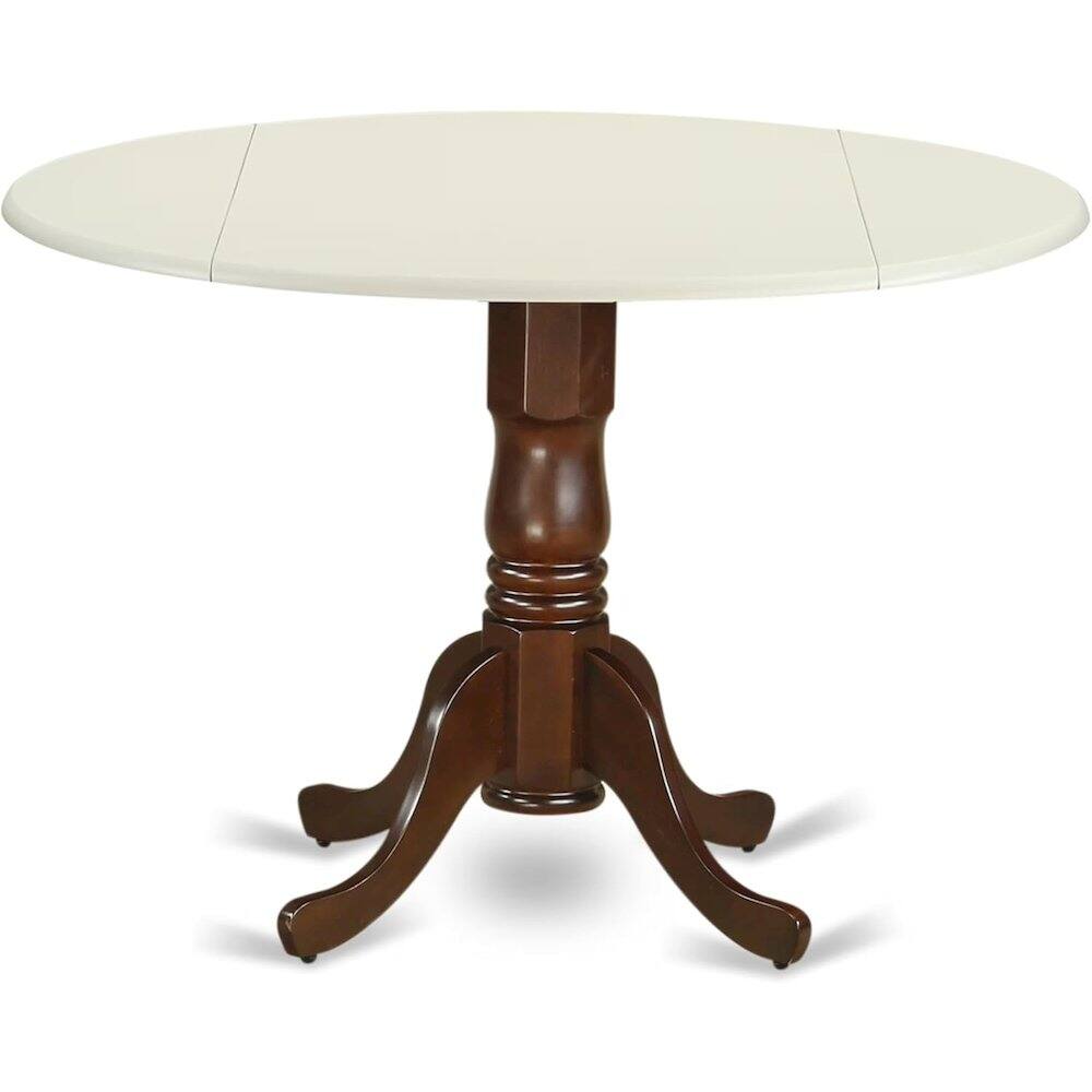 Light Brown Round Dining Table
