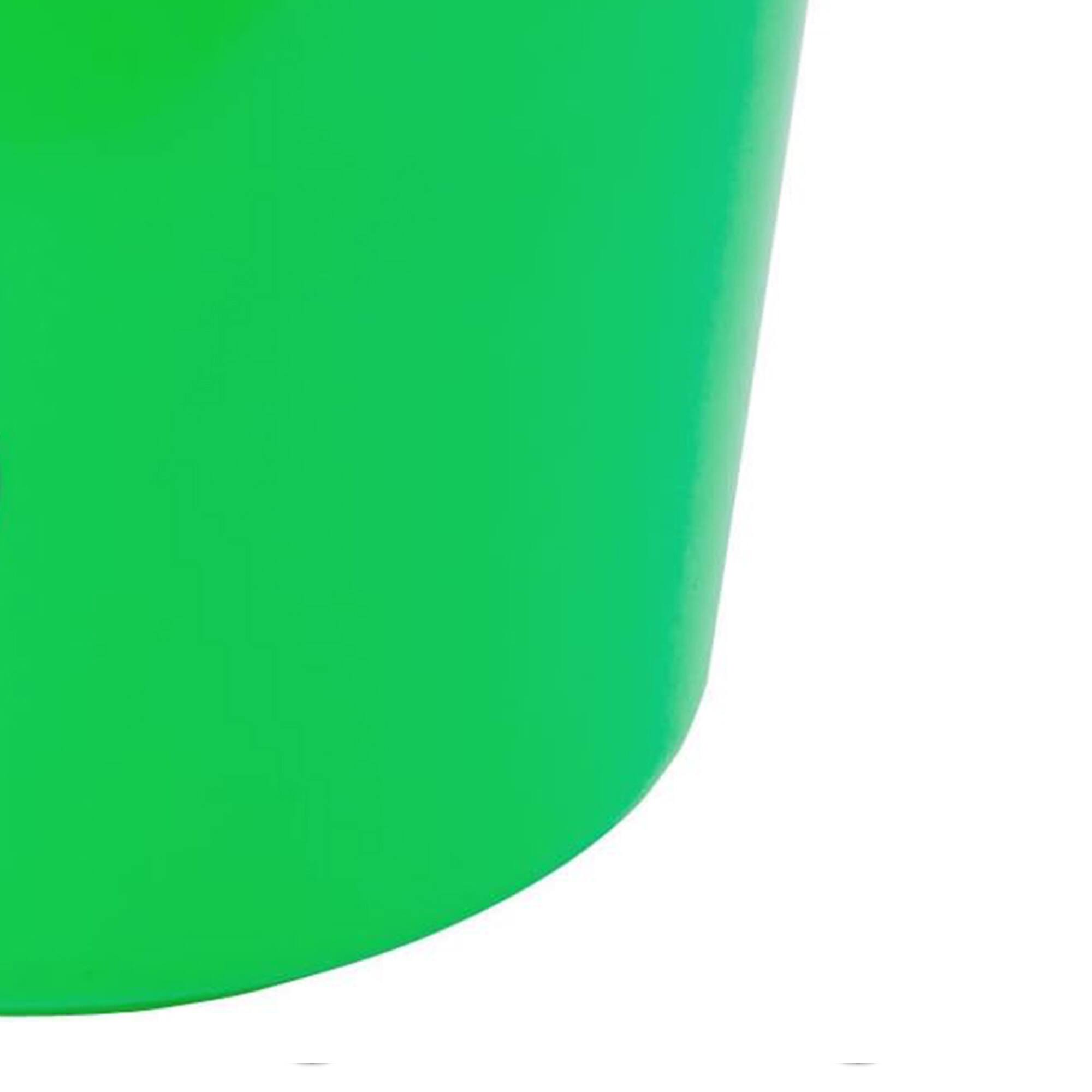 Alt View 3. Little Giant - Little Giant Flat Back Plastic Animal Feed Bucket, Metal Handle, 20 Qt, Lime - LIMEGREEN.
