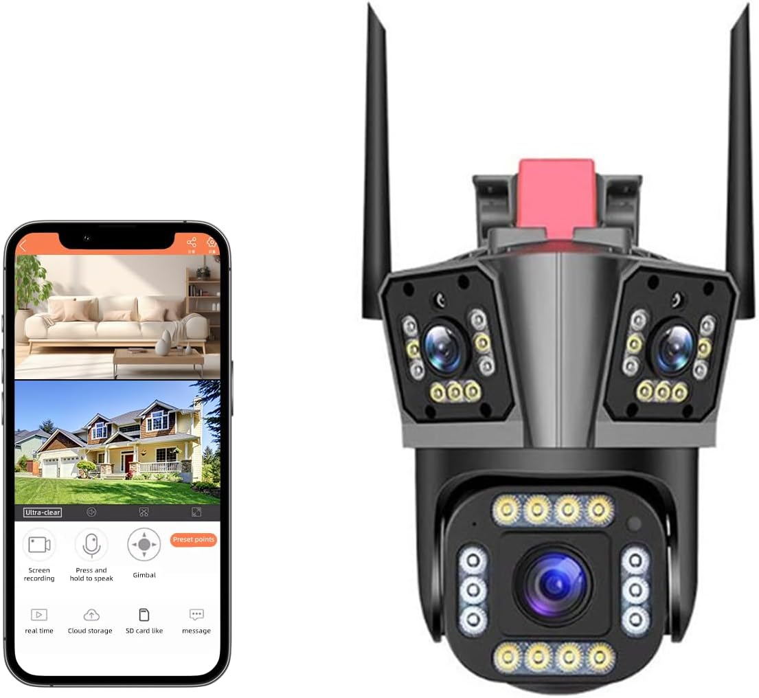 Ultra-clear
Screen recording
Press and hold to speak
Gimbal
Preset points
real time
Cloud storage
SD card like
message