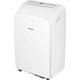 Hisense - Refurbished Excellent - Smart 8,000 BTU Dual Hose Portable Air Conditioner with Heat Pump AP55023HR1GD - White