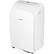Front. Hisense - Smart 8,000 BTU Dual Hose Portable Air Conditioner with Heat Pump AP55023HR1GD - White.