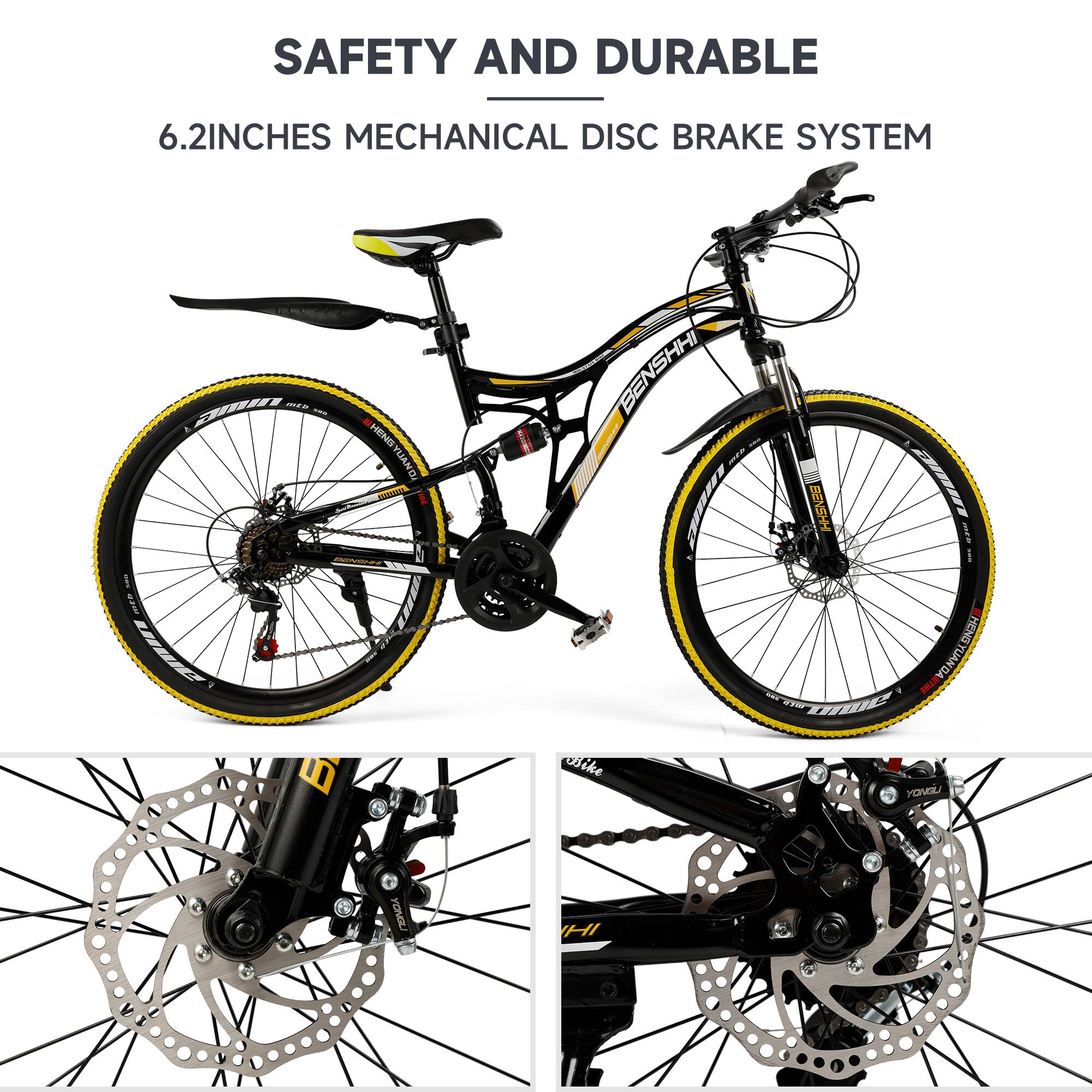SAFETY AND DURABLE  
6.2INCHES MECHANICAL DISC BRAKE SYSTEM