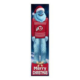 Fan Creations - Utah Utes 48" Yeti Christmas Leaner - Multicolor