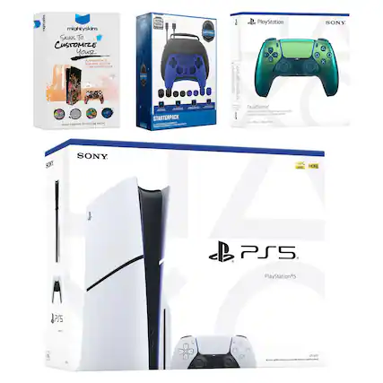 mighty skins
Skins To Customize Your
PS5 Slim Disc Edition
One Controller
MANY DESIGNS TO CHOOSE FROM
STARTERPACK
SONY
DualSense
Wireless Controller
For PS5
PlayStation
PS5
PlayStation 5
SONY
PS5
Console
HDR
4K