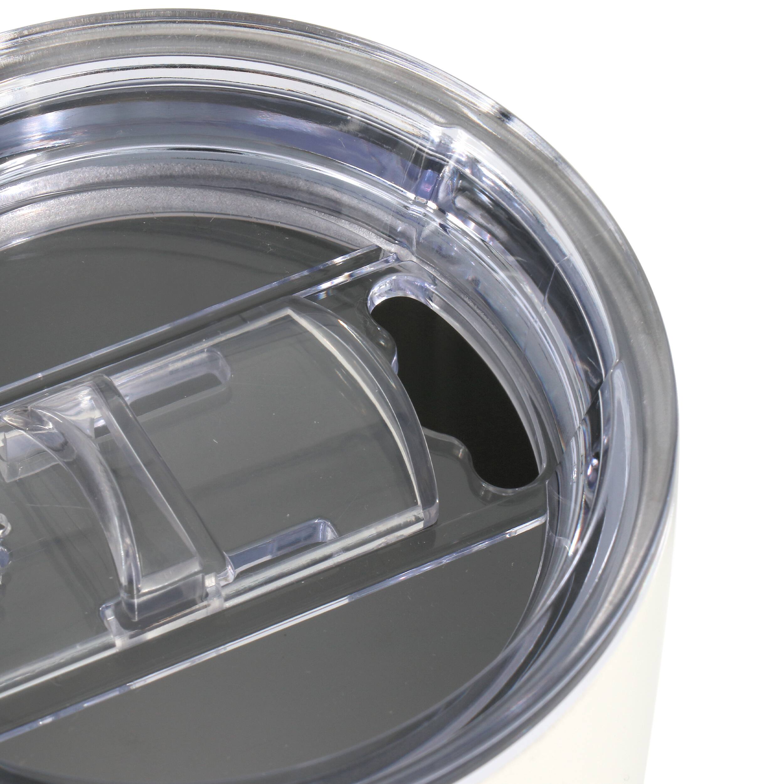 Alt View 2. Gibson - Gibson Home Marina 18oz Stainless Steel Thermal Tumbler with Acrylic Lid in Cream - Cream.