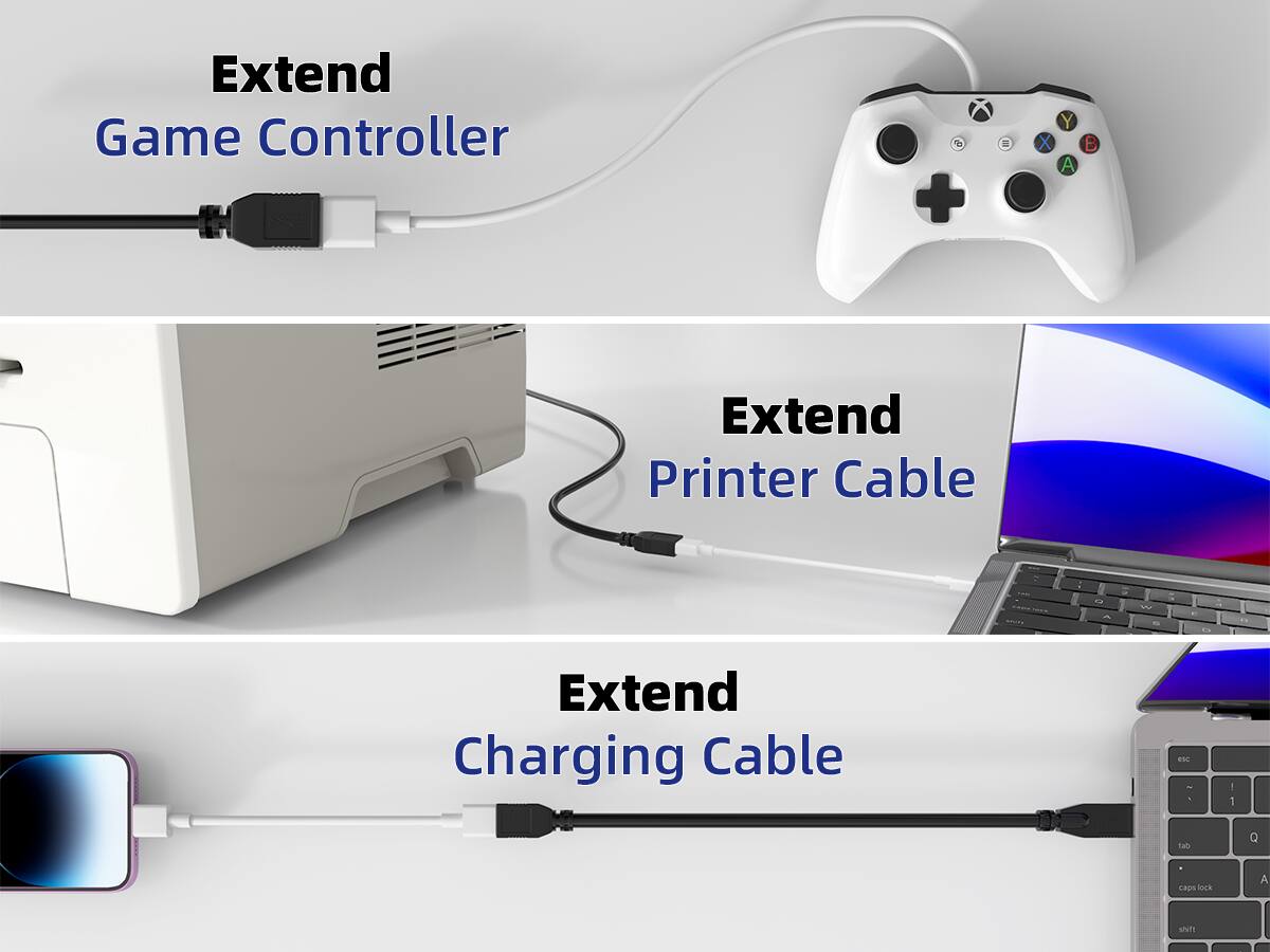 Extend Game Controller  
Extend Printer Cable  
Extend Charging Cable