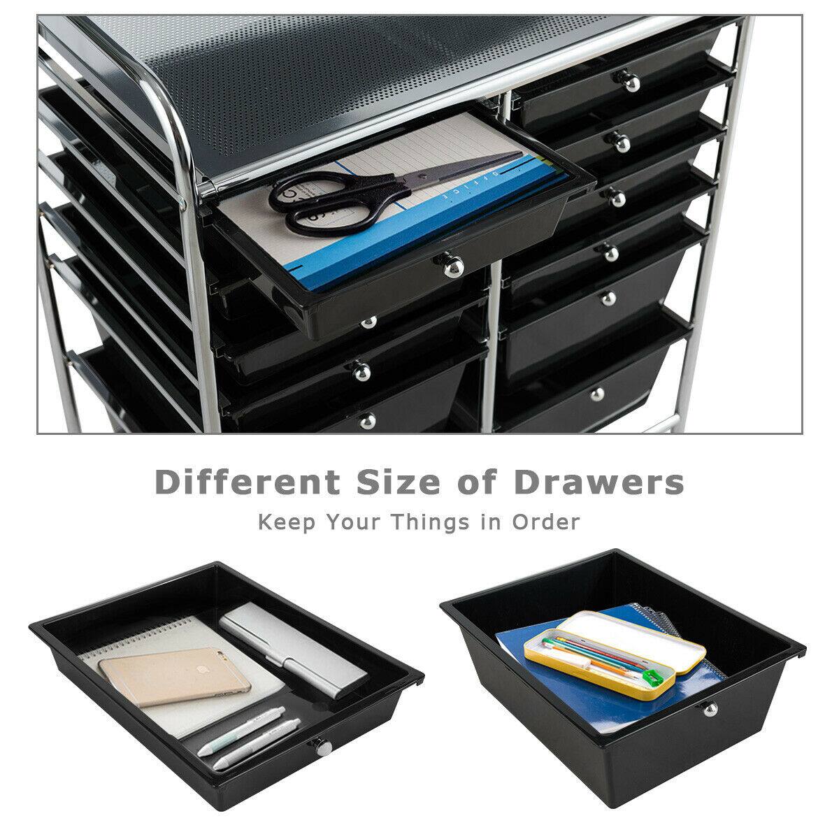 Different Size of Drawers  
Keep Your Things in Order