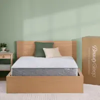 Beautyrest - BeautySleep Slumber Time 10" Hybrid Medium Firm Mattress in a Box -Full - White - Front_Zoom