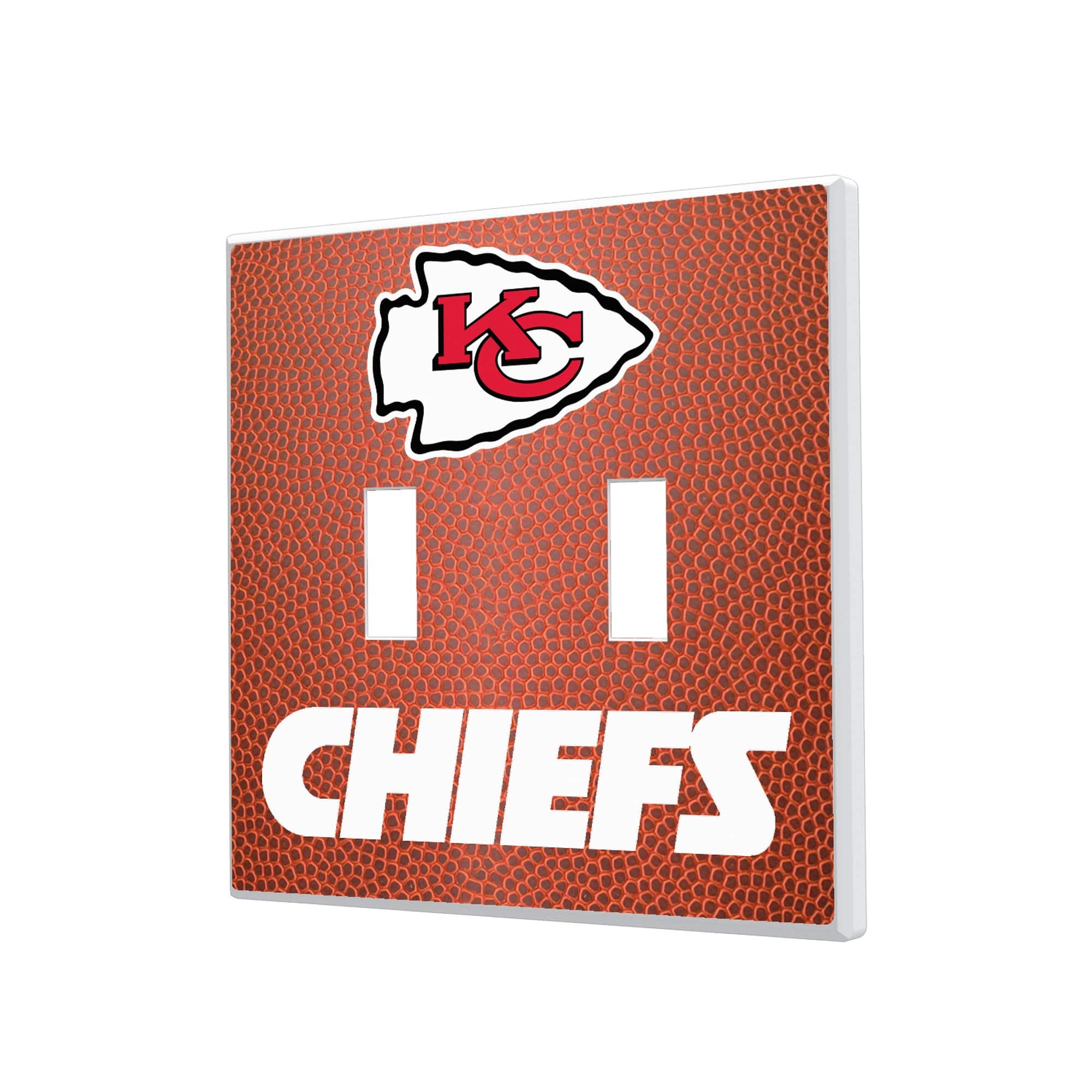 Keyscaper - Kansas City Chiefs Football Design Double Toggle Light Switch Plate - Multicolor price history on PriceWatchPro