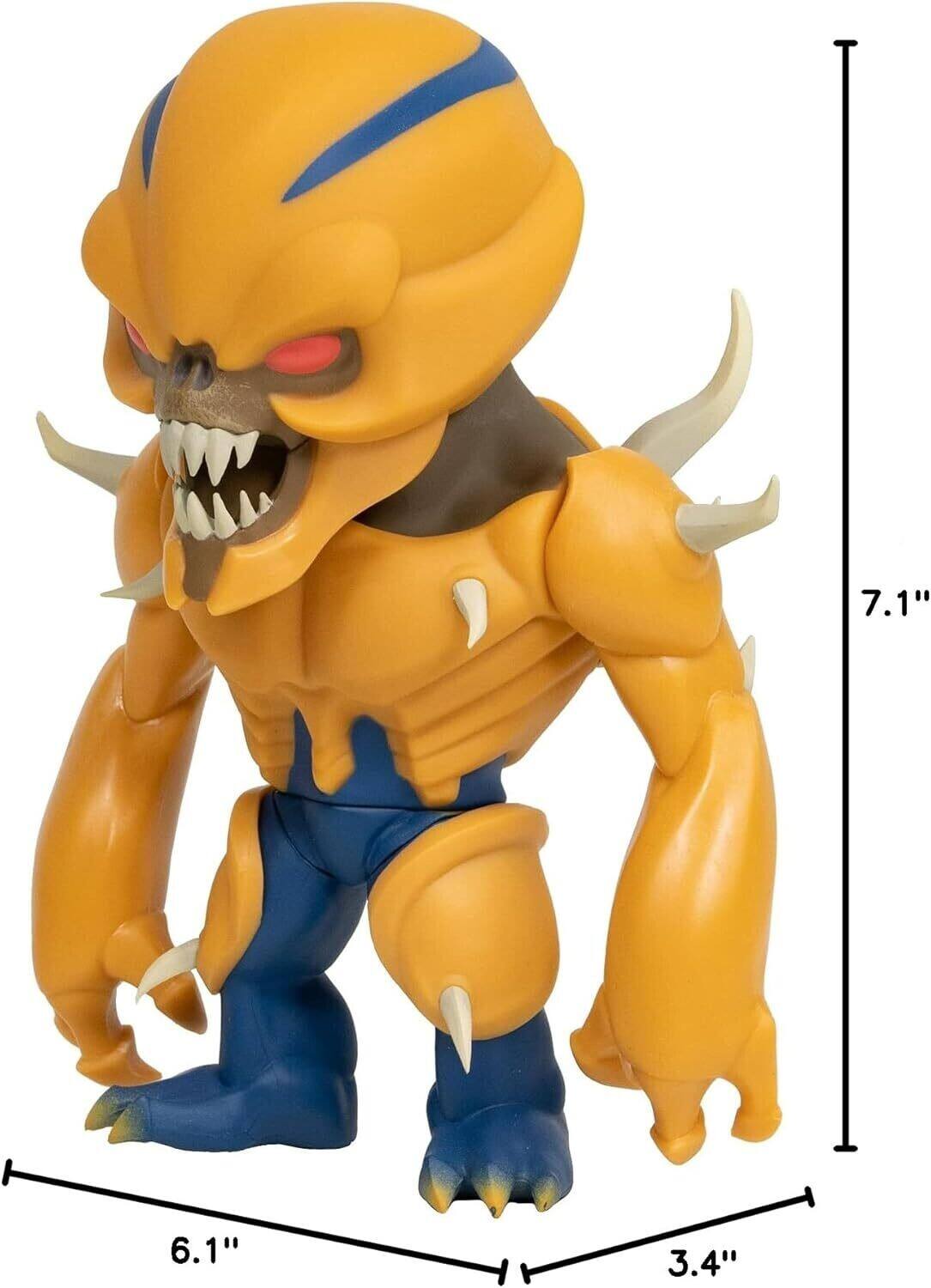 The dimensions of the figure are as follows:

- Height: 7.1 inches
- Width: 6.1 inches
- Depth: 3.4 inches