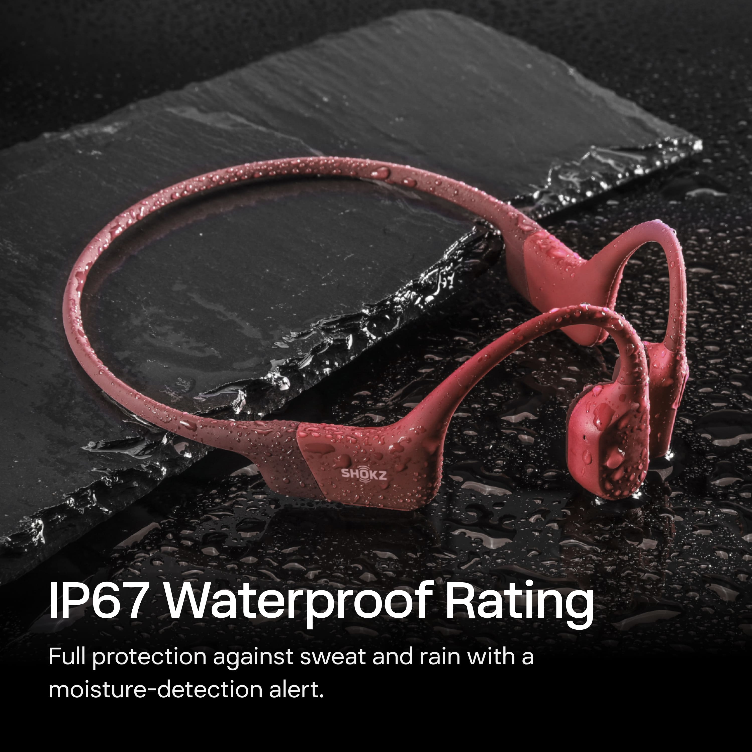 AFTERSHOKZ - SHOKZ OPENRUN（RED） OpenRun Pro Bone Conduction Sport Headphone - Shokz Canada