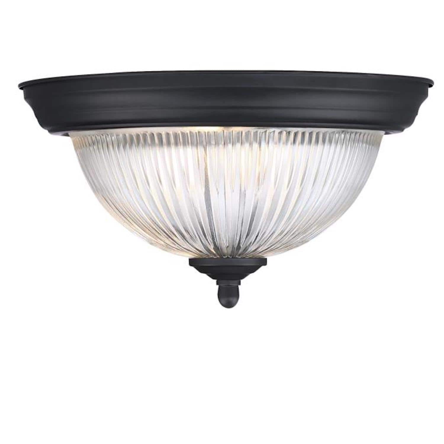 Westinghouse - 6.25 in. H X 11 in. W X 11 in. L Matte Black Ceiling Fixture