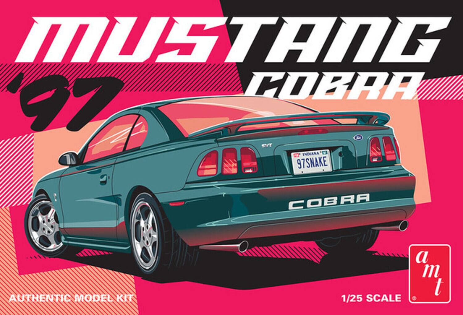 MUSTANG COBRA '97  
SU INDIANA 1 O 97SNAKE  
AUTHENTIC MODEL KIT  
1/25 SCALE