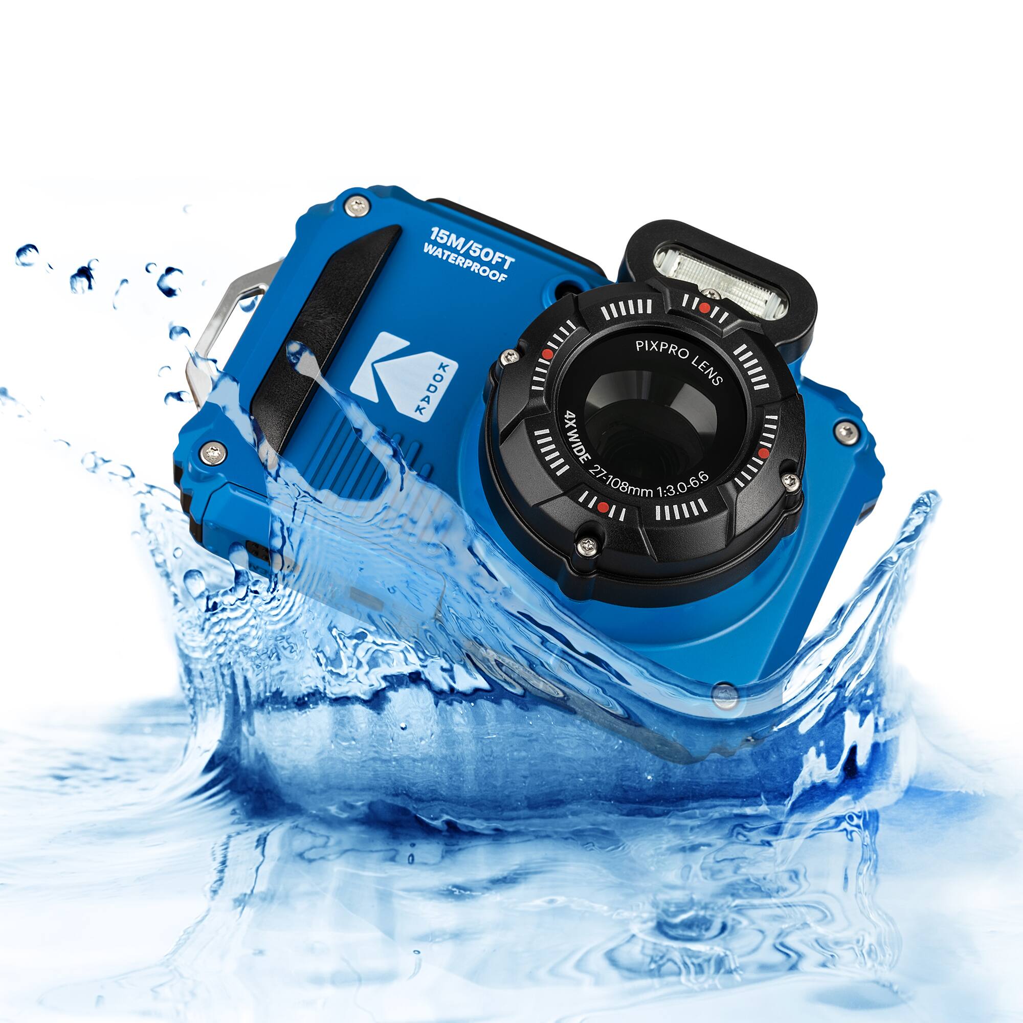Kodak PIXPRO WPZ2 Digital Camera (Blue)Waterproof, Shockproof