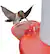 Alt View 23. Bird Buddy - Smart Hummingbird Feeder with Solar Roof - White.
