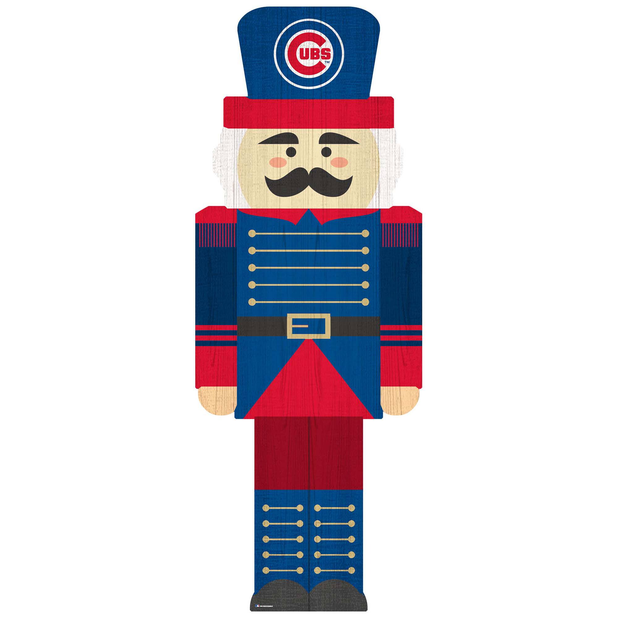 Chicago Cubs 31'' Nutcracker Leaner