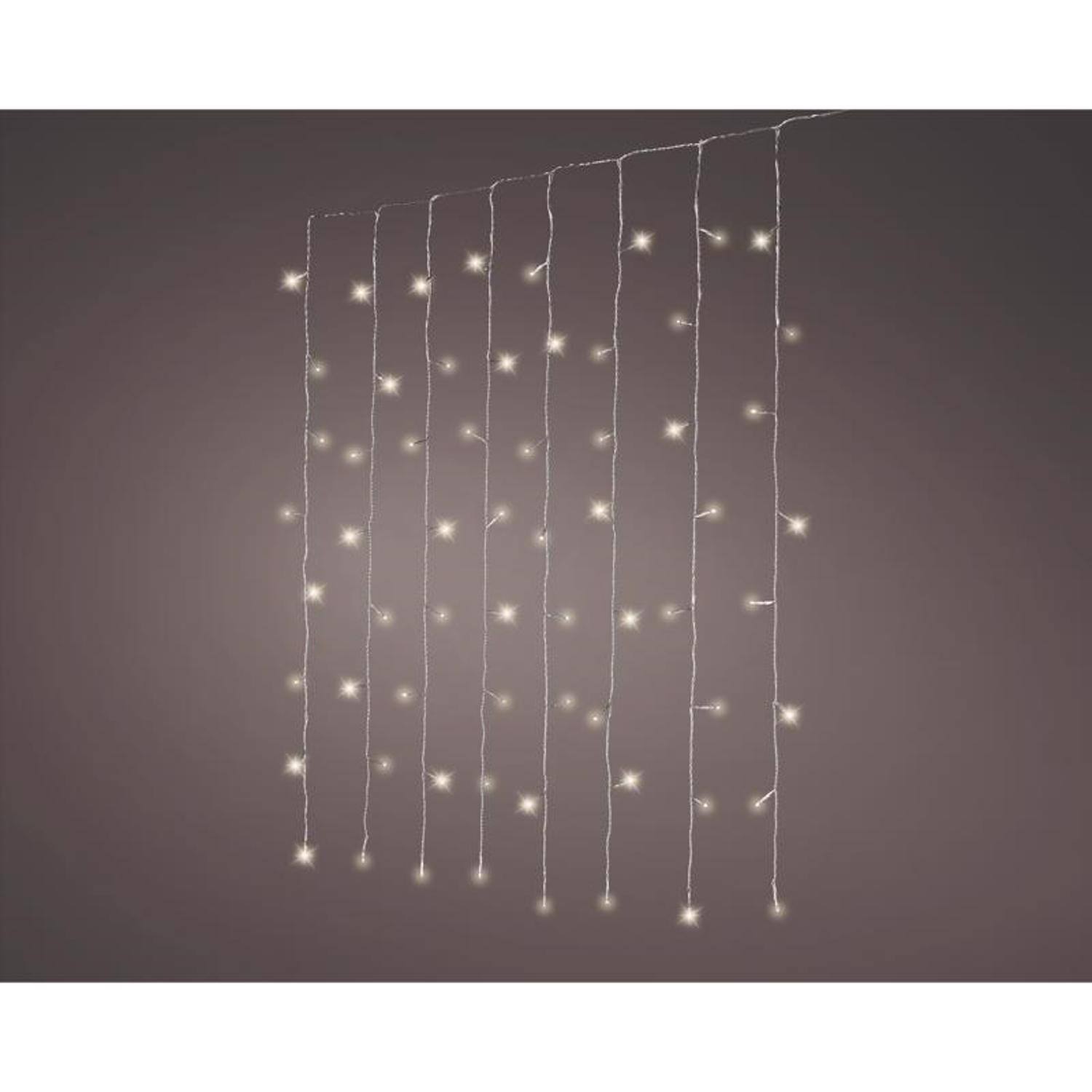 Left. Celebrations - Celebrations Gold LED Rice Clear/Warm White 200 ct Novelty Christmas Lights 5.5 ft..