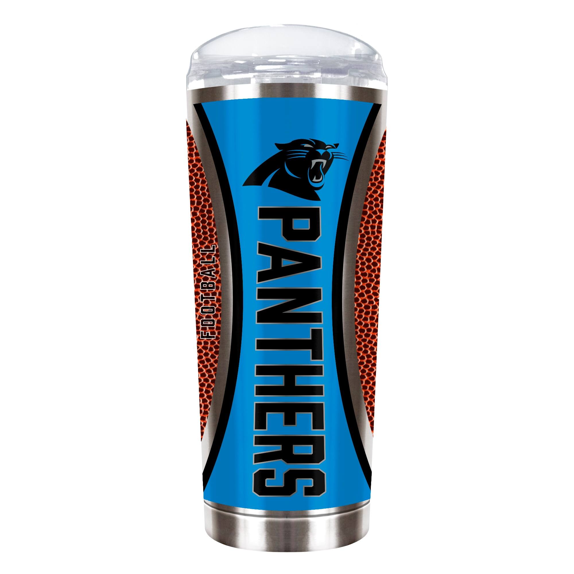 Great American Products - Carolina Panthers 18oz. Roadie Game Ball Tumbler - Brown