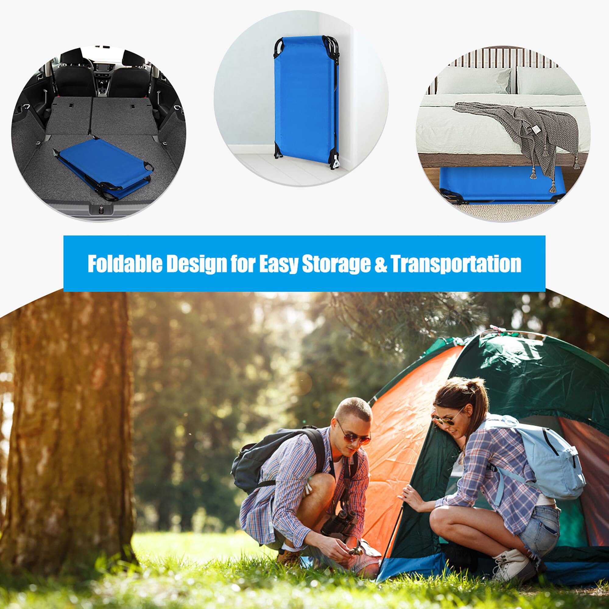 Foldable Design for Easy Storage & Transportation
