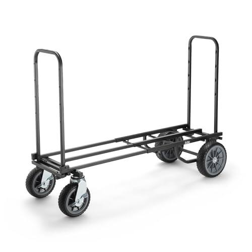 Alt View 5. On Stage Stands - On-Stage UTC5500 All-Terrain Utility Cart (Rolling Dolly Handcart, Heavy-Duty, Capacity 550LBs, Adjustable Length, - "NA".