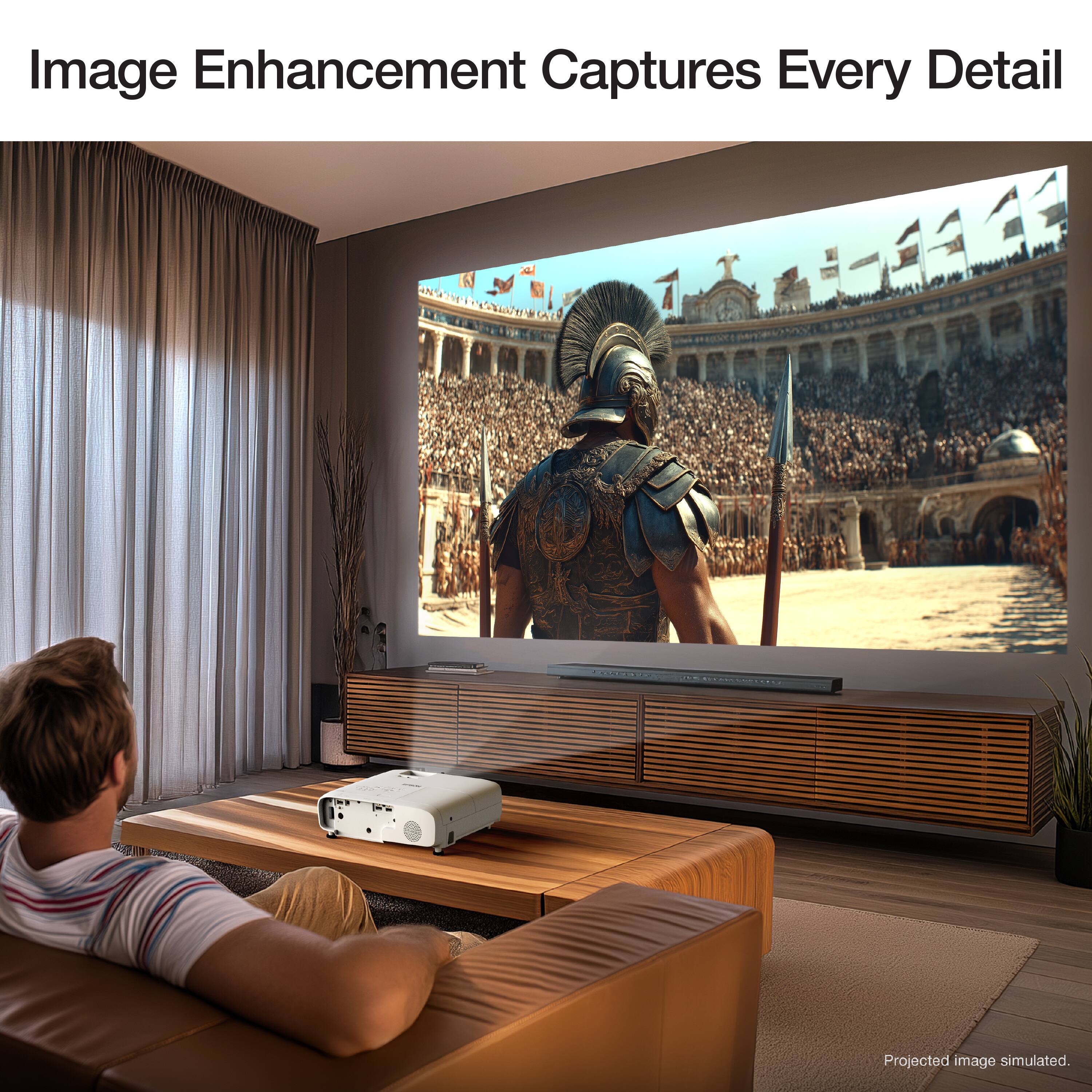 Image Enhancement Captures Every Detail

Projected image simulated.