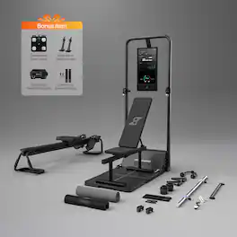 Speediance - Smart Home Gym, Gym Monster 2 Family Plus, Smart AI-Powered Multi-Functional Smith Machine for Home Workout - Black