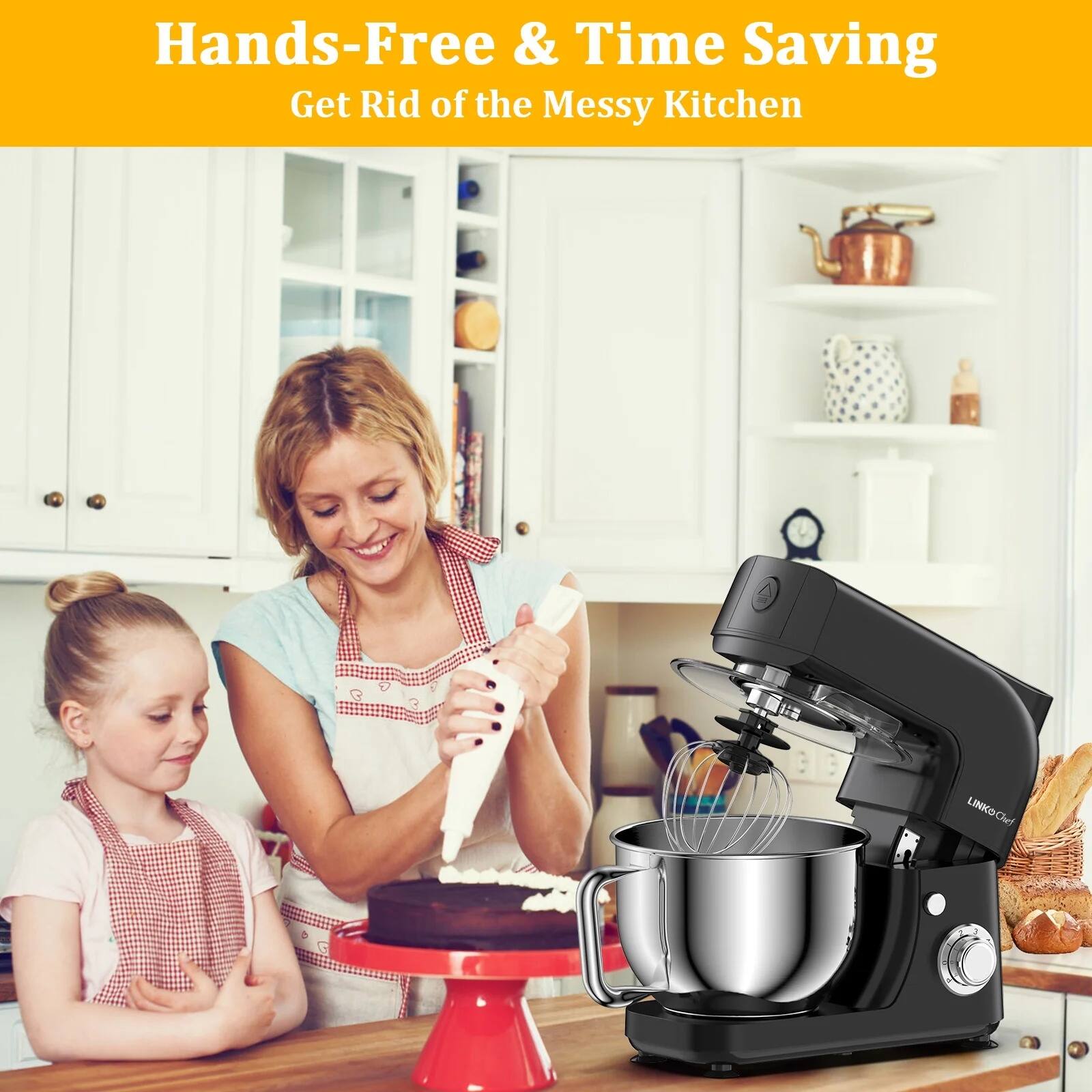 Hands-Free & Time Saving  
Get Rid of the Messy Kitchen