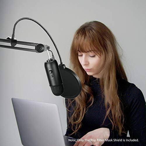 Note: Only The Pop Filter Mask Shield is Included.