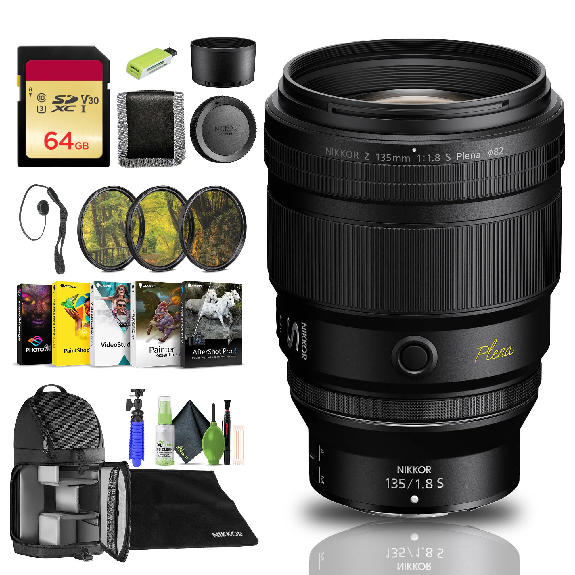 Nikon NIKKOR Z 135mm f/1.8 S Plena Telephoto for Z Mount Cameras