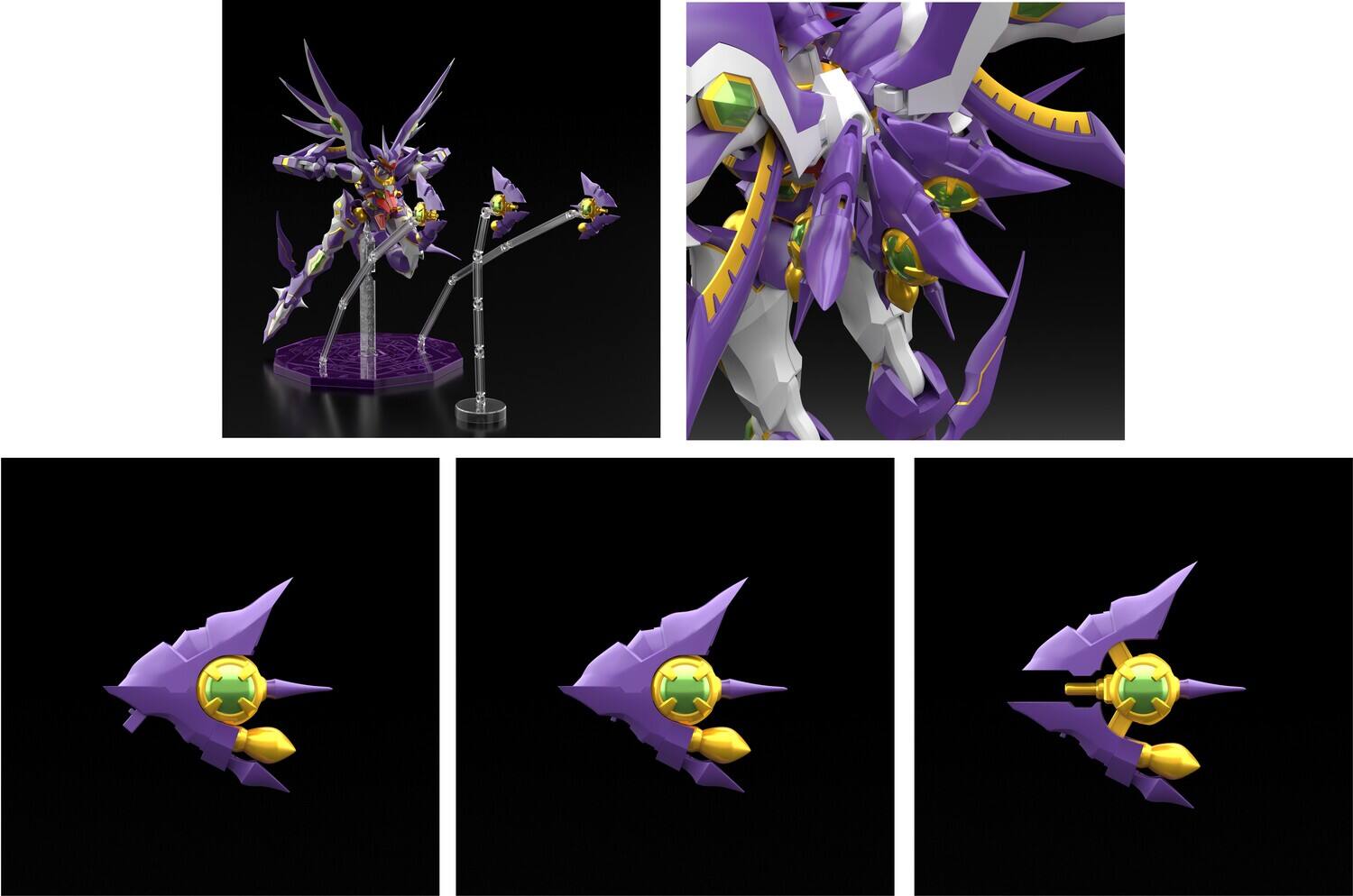 Alt View 2. Bandai - Shokugan - Super Robot Wars: OG - SMP - R-GUN Rivale & Wildschwein Model Kit   - Collectibles - Multicolor.