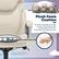 Plush Foam Cushion - Soft foam and pocket coils within the seat cushion help provide all-day support so you can comfortably focus while you work. The images shown are for illustration purposes only and may not be an exact representation of the product.