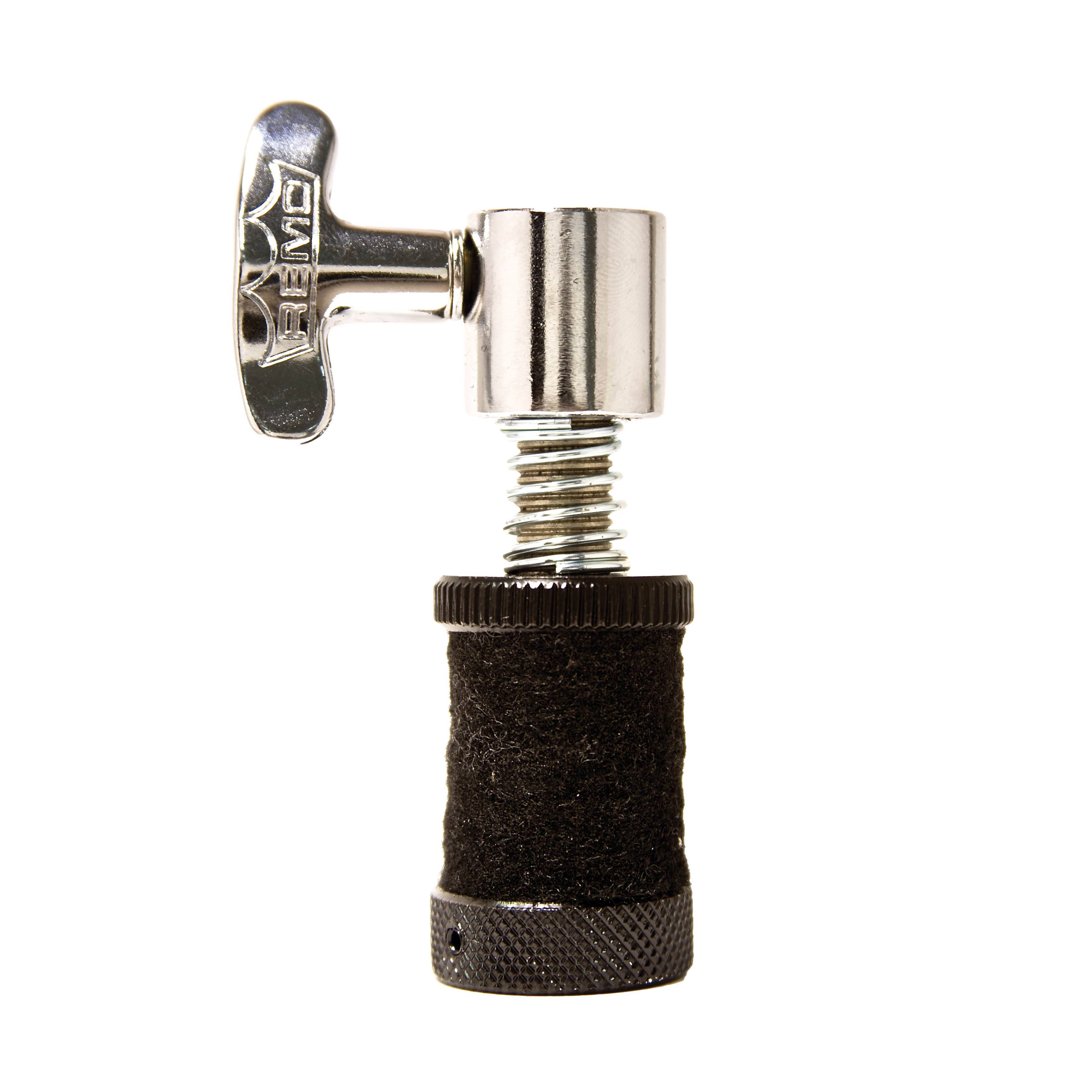 Front. Remo - Quick Lock Hi-Hat Clutch for Compatible Hi-Hat Stands and Cymbal Assemblies.