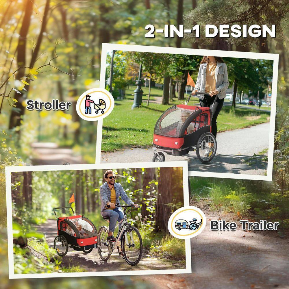 2-IN-1 DESIGN

Stroller

Bike Trailer