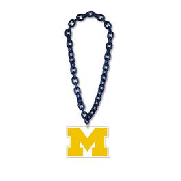 WinCraft - Michigan Wolverines Big Chain Logo Necklace - Multicolor
