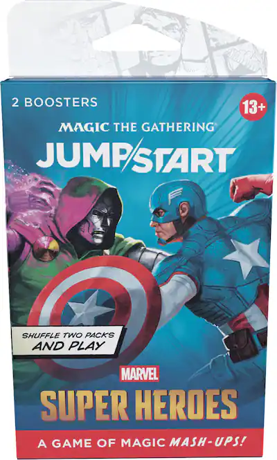 Wizards of The Coast Magic: The Gathering Marvel Super Heroes Jumpstart Booster 2 Pack D53640000 - Best Buy Wizards of The Coast Magic: The Gathering Marvel Super Heroes Jumpstart Booster 2 Pack D53640000 - Best Buy