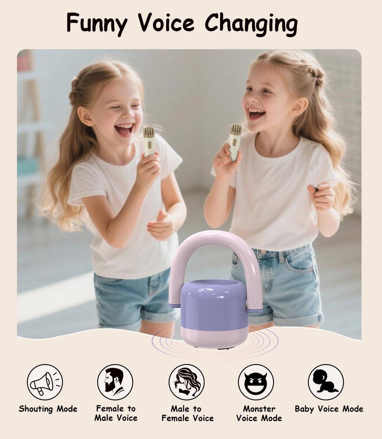 Funny Voice Changing

- Shouting Mode
- Female to Male Voice
- Male to Female Voice
- Monster Voice Mode
- Baby Voice Mode