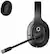 Left. EKSA Telecom - H1 Pro AI-Powered Wireless Headset - Black.