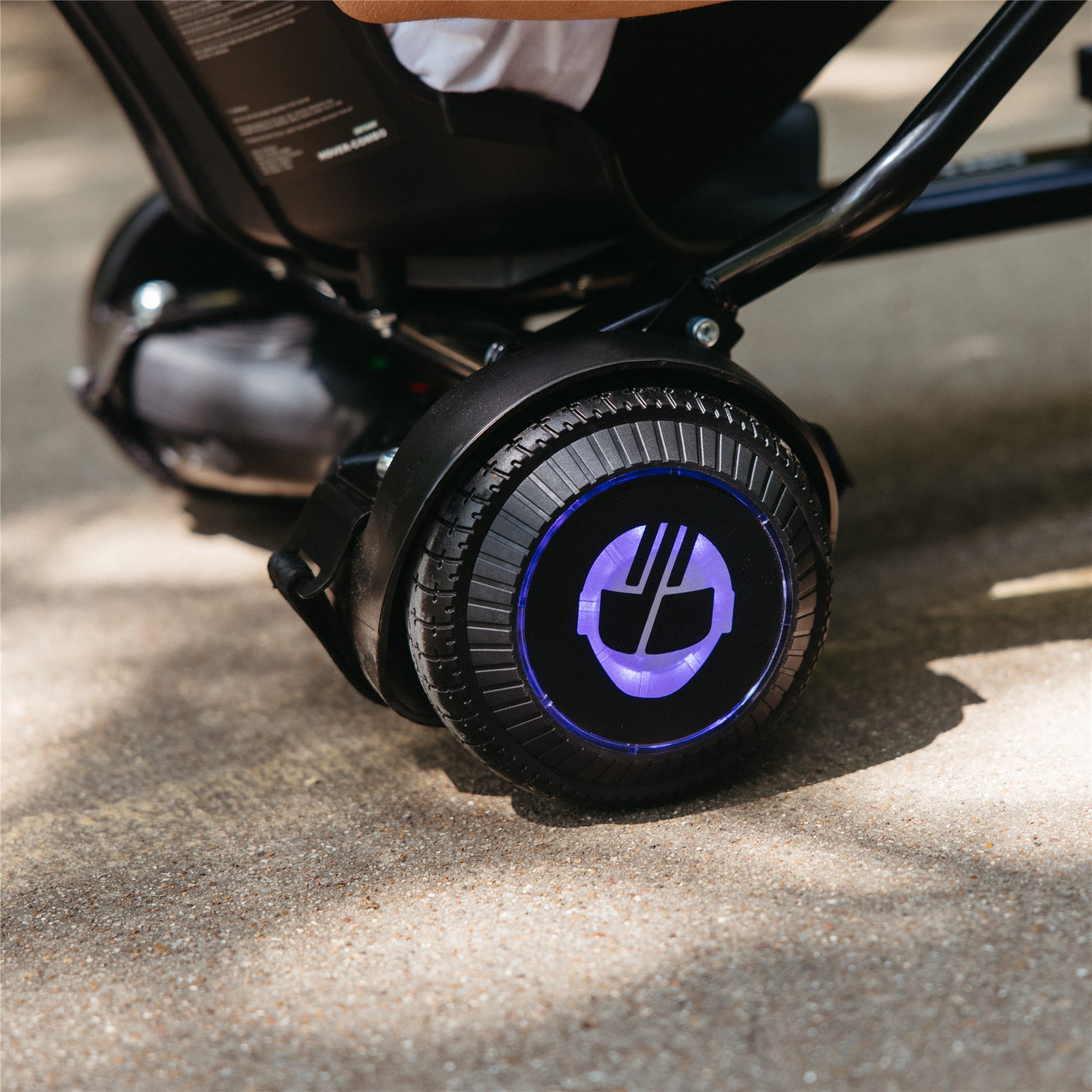 GoTrax Hoverboard and Hoverkart Combo, Kids Ages 8+, Unisex Black