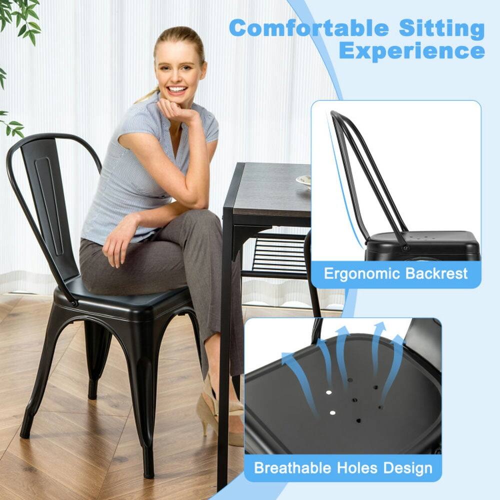 Comfortable Sitting Experience  
Ergonomic Backrest  
Breathable Holes Design