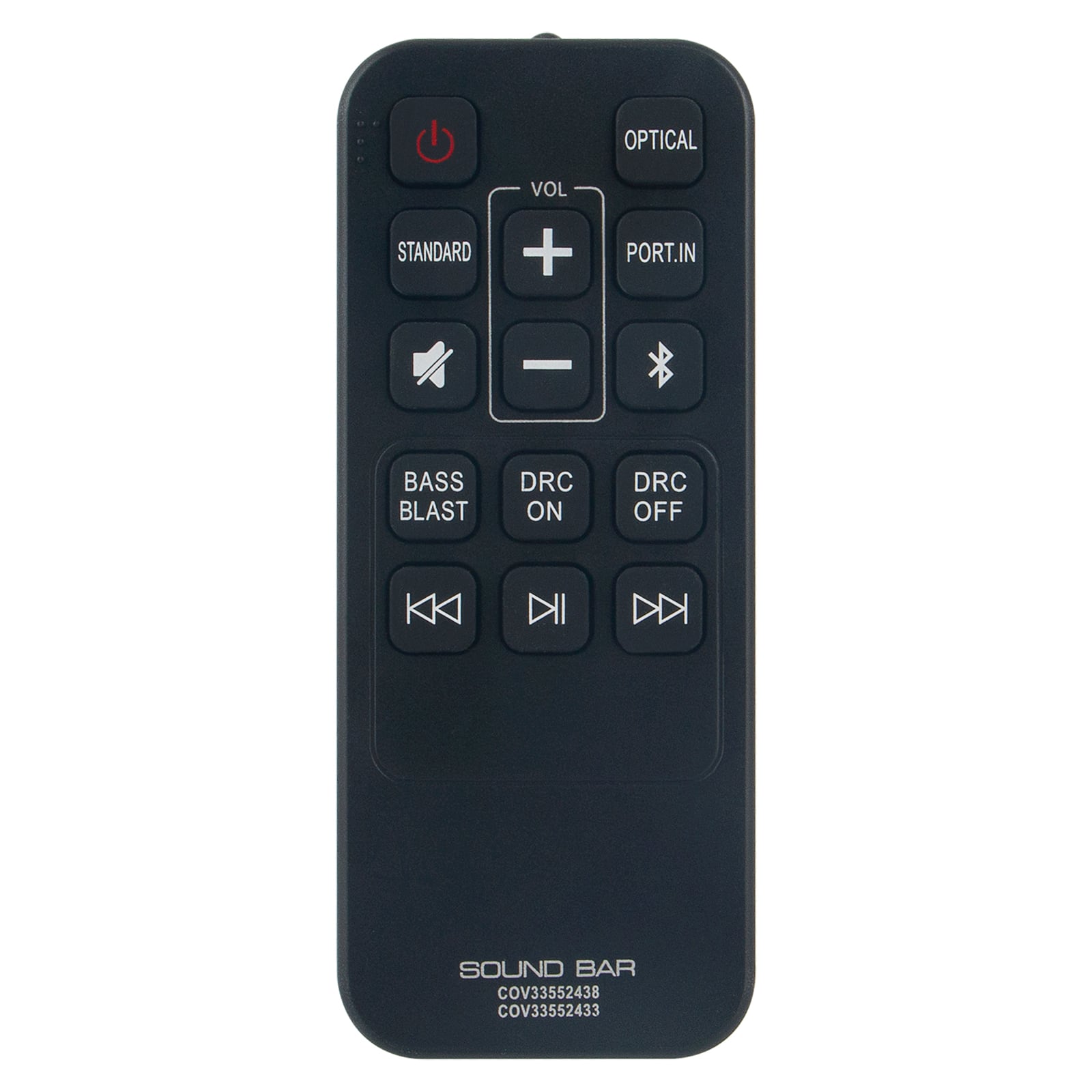 VINABTY - New COV33552438 COV33552433 Replaced Remote Fits for LG Sound Bar SK1 Replacement Controller - Black