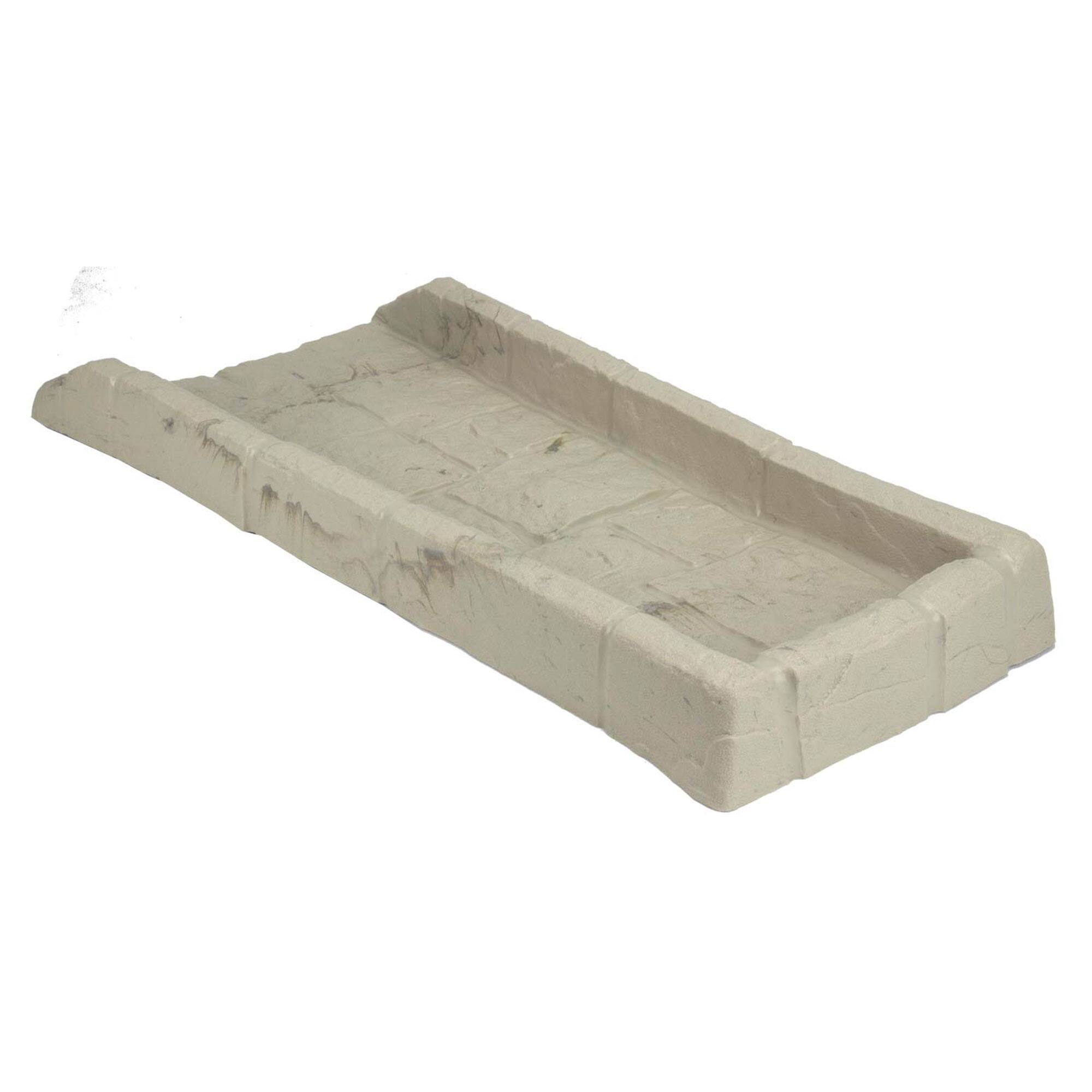 Alt View 2. Suncast - Suncast SB24 Decorative Rain Gutter Downspout Splash Block, 10 Pack, Light Taupe.